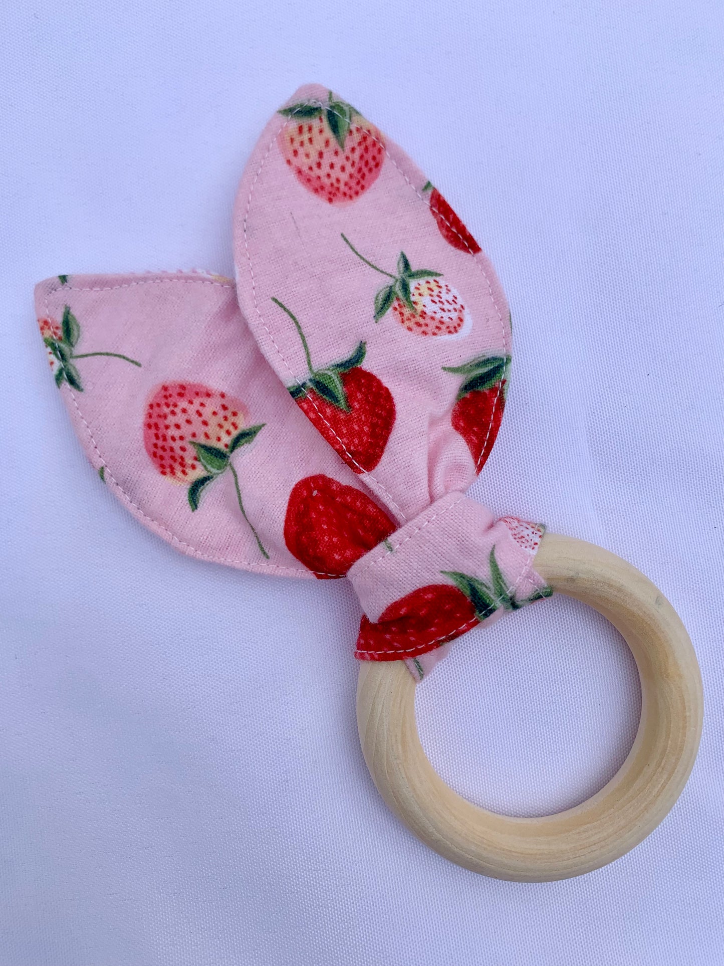 Strawberry Crinkle Teether